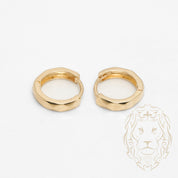 Huggies - Or 10K jaune sculptés 3mm X 9mm - BOG992