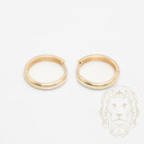 Hoops - Or 10K jaune essentiels 2.5mm X 13mm - BOG994