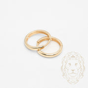 Hoops - Or 10K jaune essentiels 2.5mm X 13mm - BOG994