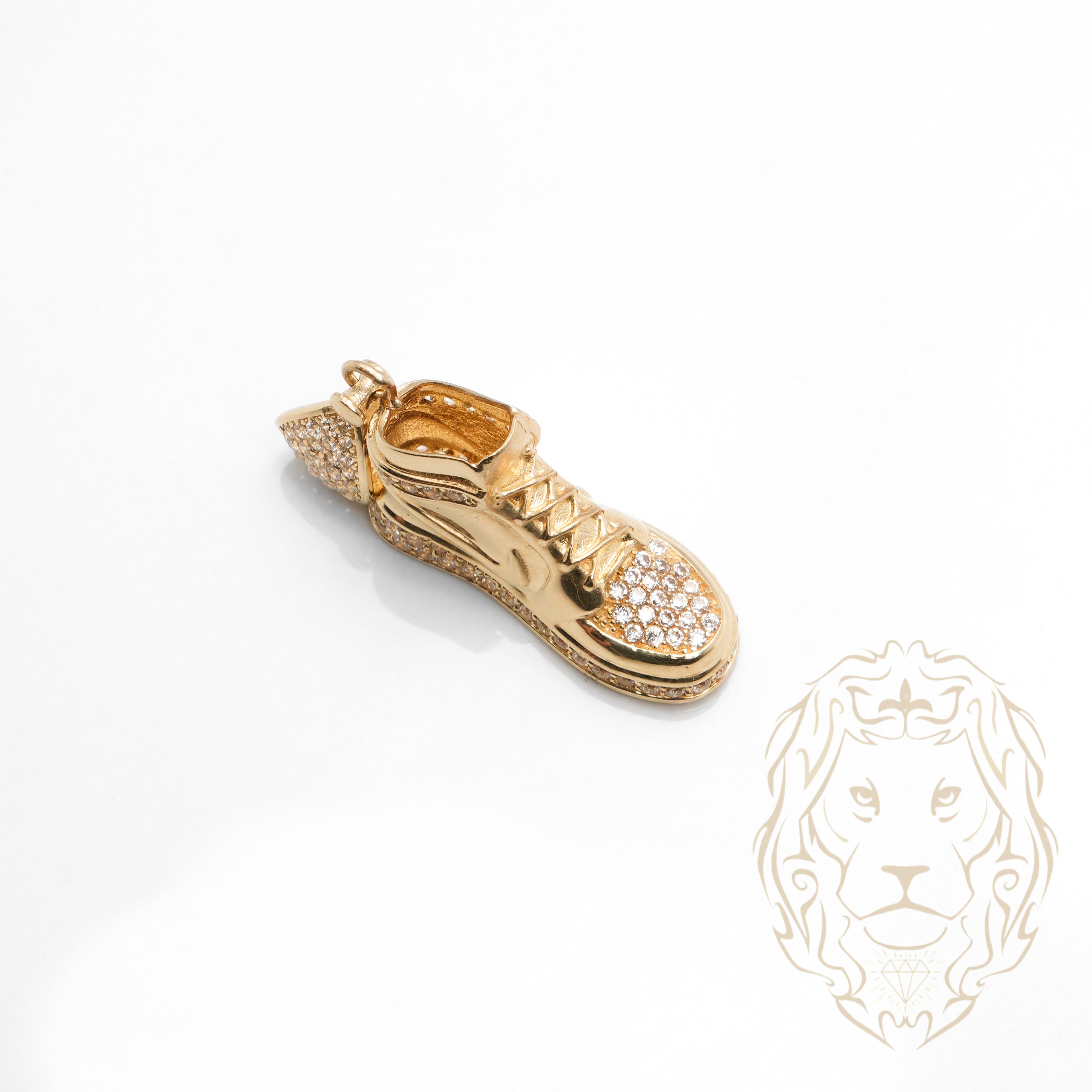 Pendentif - Or 10K jaune soulier Dunk pavé de cz - PEG889