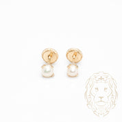 Studs à visser - Or 10K jaune perle 3mm - BOG1016