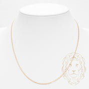 Chaîne - Or 10K jaune curb coupe diamant 1.9mm - CHG899