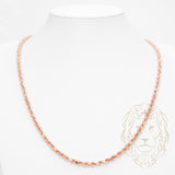 Chaîne - Or 10K rose torsade solide 4.4mm - CHG906