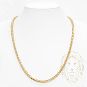 Chaîne - Or 10K jaune franco solide 4.5mm - CHG945