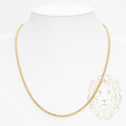 Chaîne - Or 10K jaune pineapple franco solide coupe diamant 2.6mm - CHG948