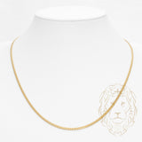 Chaîne - Or 10K jaune cuban link solide 2.6mm - CHG960