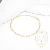 Bracelet - Or 10K jaune figaro 2.6mm - BRG772