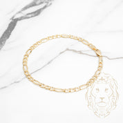 Bracelet - Or 10K jaune figaro 4.2mm - BRG774