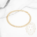 Bracelet - Or 10K jaune curb 4.9mm - BRG781
