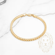 Bracelet - Or 10K jaune franco solide 3.8mm - BRG787