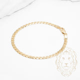 Bracelet - Or 10K jaune marin solide 3.6mm - BRG801