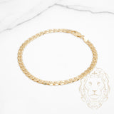 Bracelet - Or 10K jaune marin solide 4.5mm - BRG802