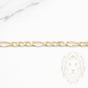 Bracelet - Or 10K jaune figaro 4.2mm - BRG774