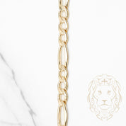 Chaîne - Or 10K jaune figaro 6.2mm - CHG913