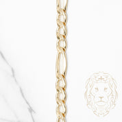 Chaîne - Or 10K jaune figaro 6.6mm - CHG914