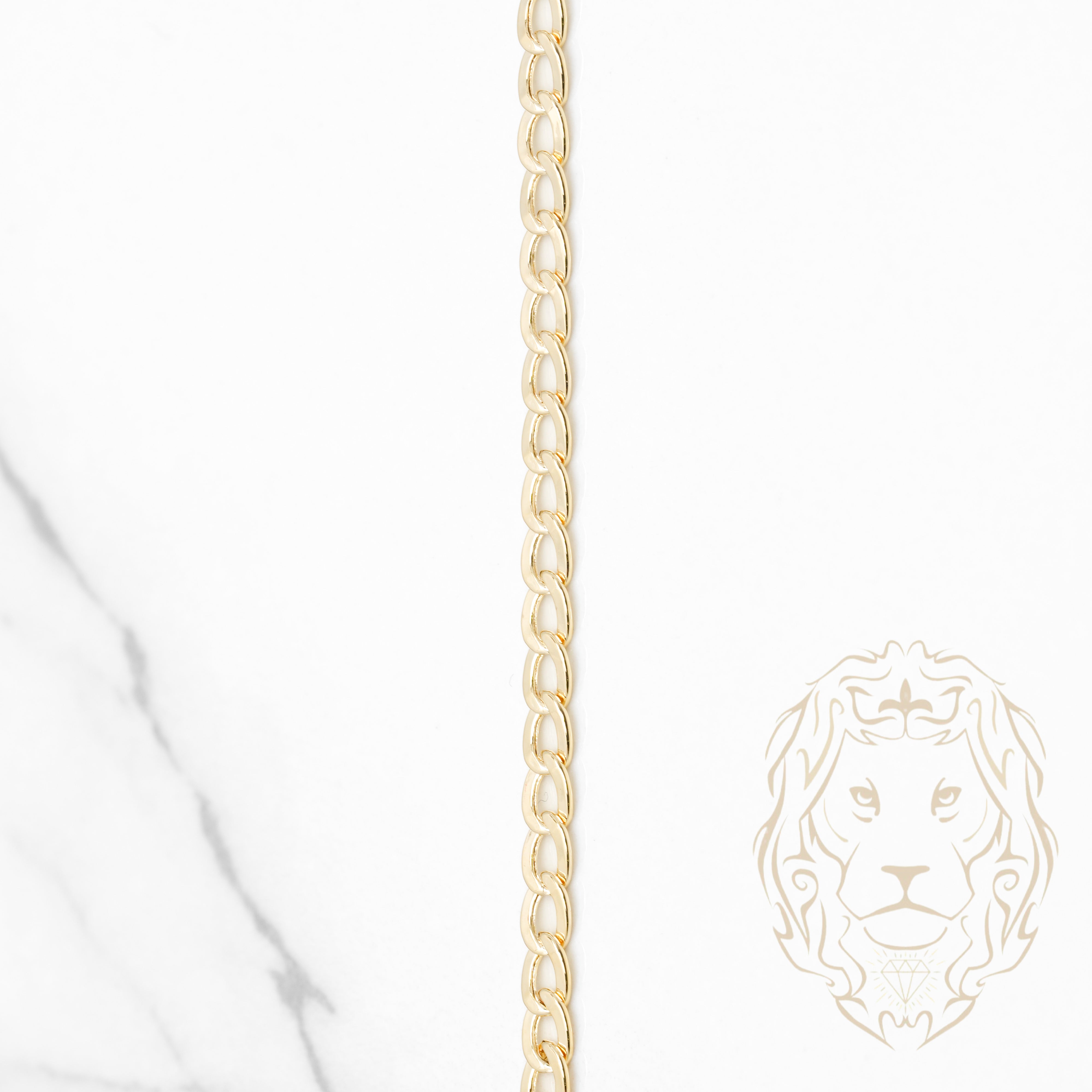 Chaîne - Or 10K jaune curb 3.6mm - CHG918