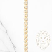 Chaîne - Or 10K jaune curb 4.9mm - CHG919