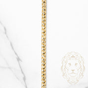 Chaîne - Or 10K jaune pineapple franco solide coupe diamant 2.6mm - CHG948