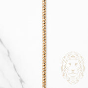 Chaîne - Or 10K deux tons jaune & blanc pineapple franco solide coupe diamant 2.1mm - CHG953