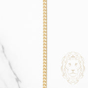 Chaîne - Or 10K jaune cuban link solide 2.6mm - CHG960