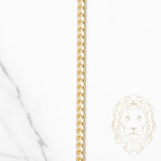 Chaîne - Or 10K jaune cuban link solide 3.85mm - CHG962