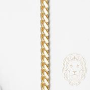 Chaîne - Or 10K jaune cuban link solide 6mm - CHG964