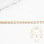 Bracelet - Or 10K jaune marin solide 3.6mm - BRG801