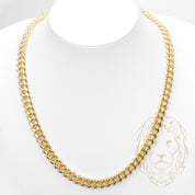 Chaîne - Or 10K jaune cuban link 9.5mm - CH907