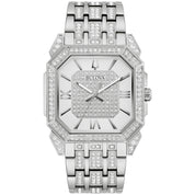 Montre Bulova Octava 96A285, cadran argent, vue de face