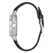 Bulova Lunar Pilot 96B251 watch, black dial, side profile