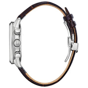 Montre Bulova Sutton 96B311, cadran noir, vue de profil