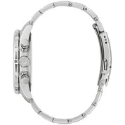 Montre Bulova Marine Star 96B395, cadran orange, vue de profil