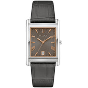 Montre Bulova Classic 96B443, cadran gris, vue de face