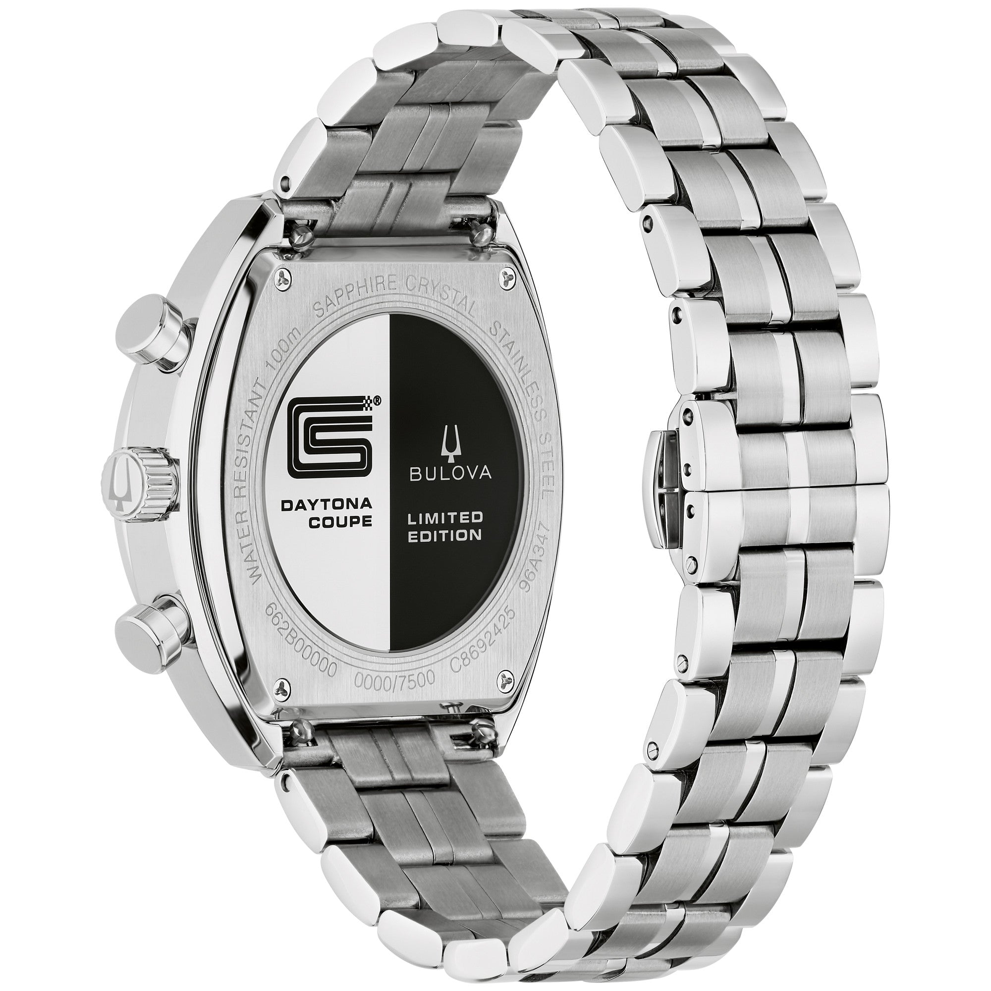 Montre Bulova Shelby Daytona 96K118, cadran argent, mise en situation