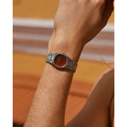 Bulova Super Seville 96L354 watch, mother-of-pearl dial, lifestyle