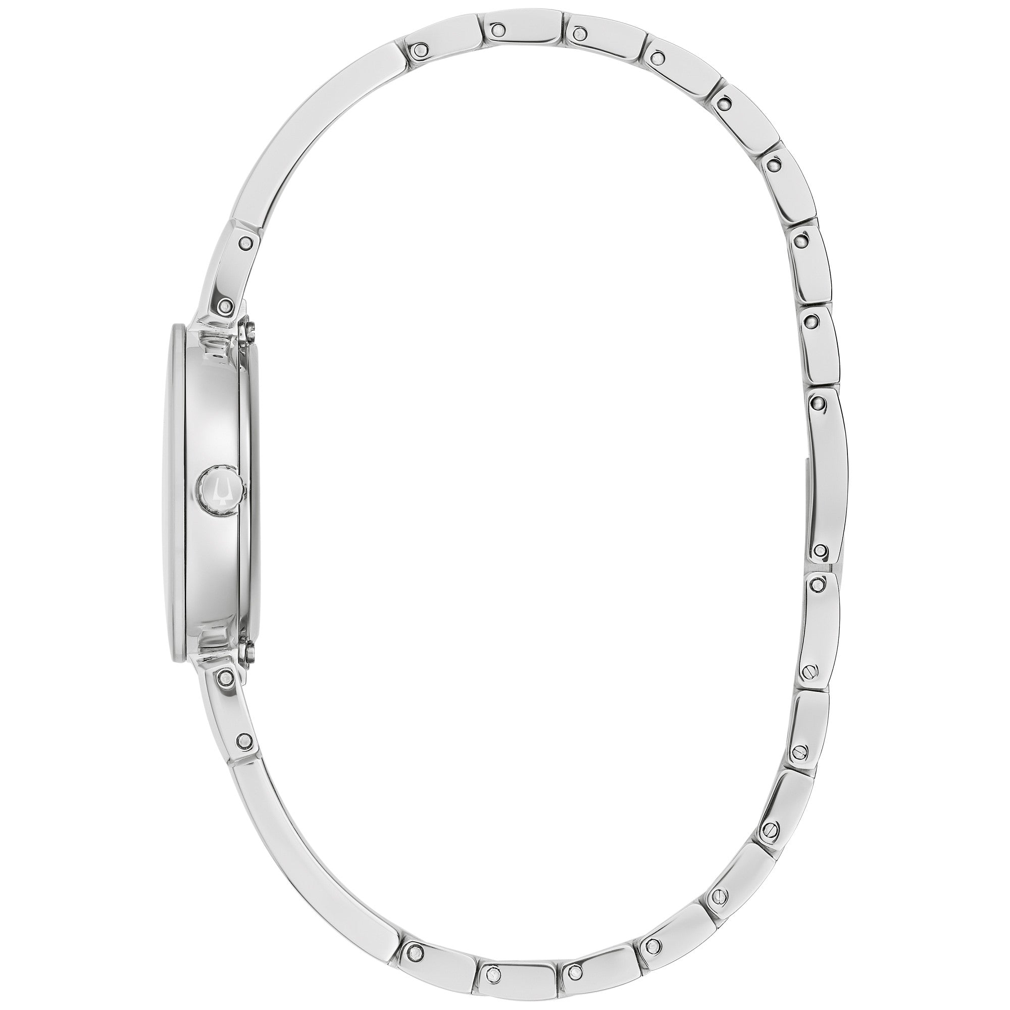 Montre Bulova Marc Anthony Futuro 96P241, cadran argent, vue de profil