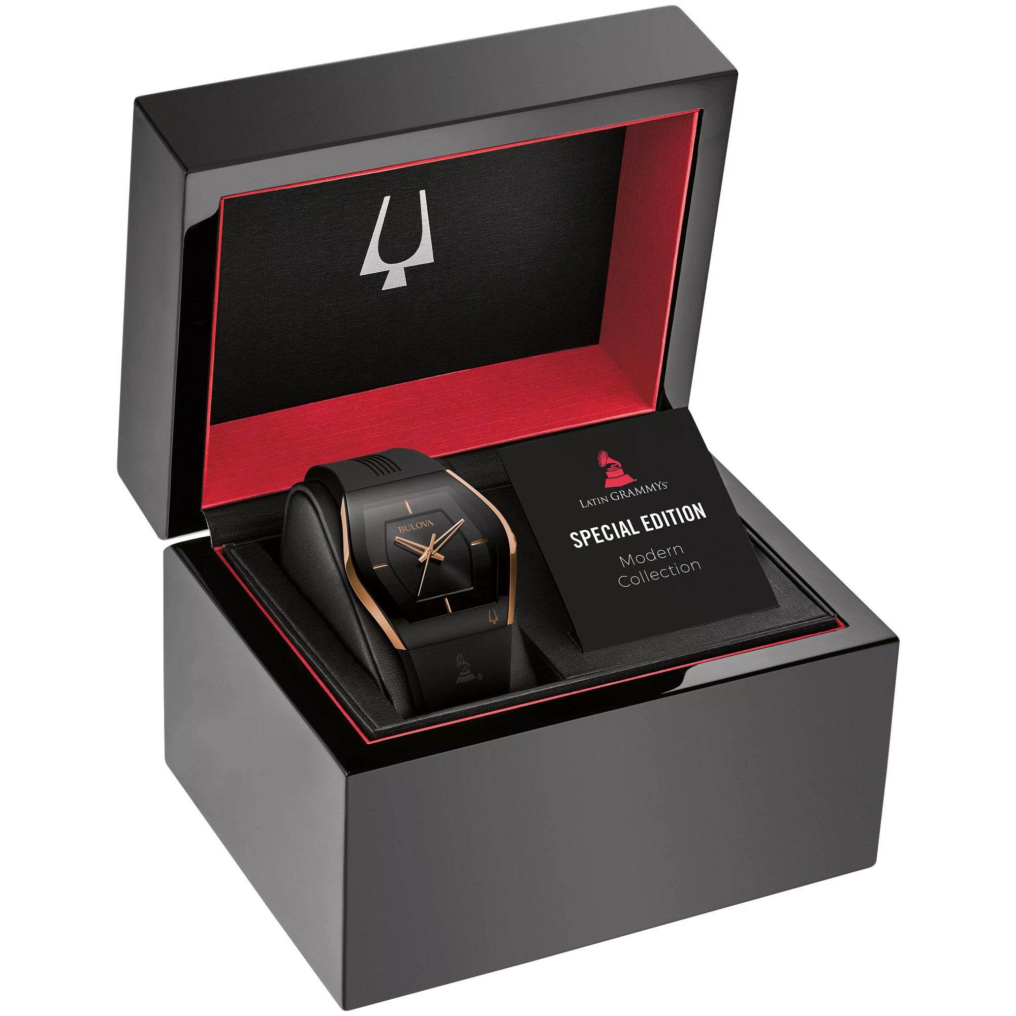 Bulova Latin Grammy 97A163 watch, in its box