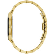 Bulova Millennia 97A183 watch, black dial, side profile