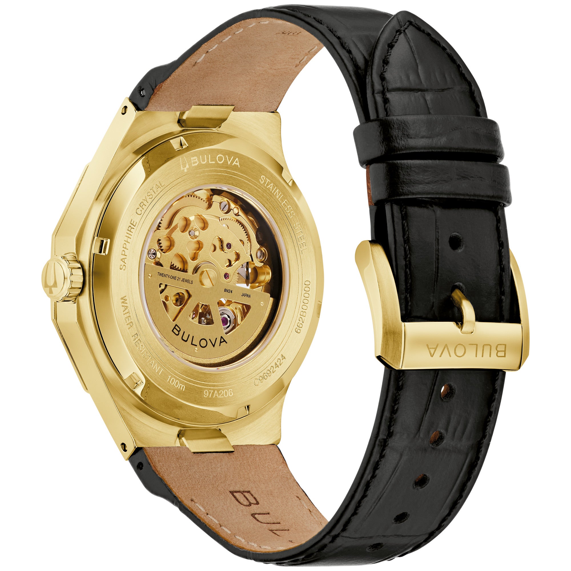 Montre Bulova Prestige 97A206, vue de dos