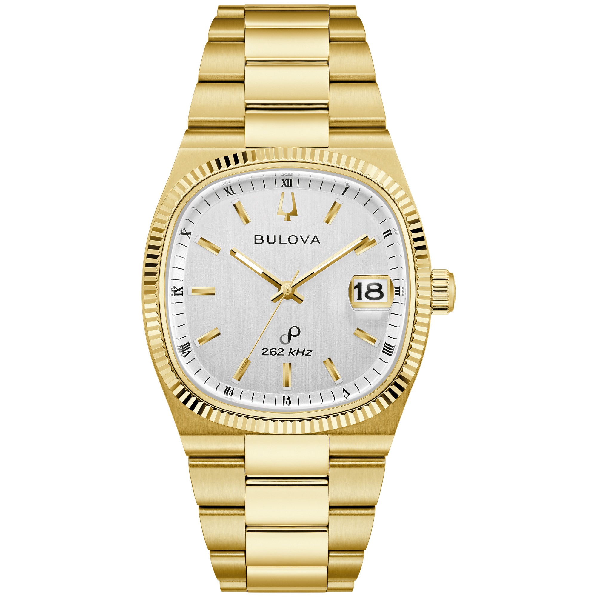 Montre Bulova Super Seville 97B223, cadran argent, vue de face