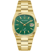 Montre Bulova Super Seville 97B237, cadran vert, vue de face