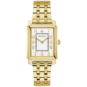 Montre Bulova Sutton 97L186, cadran blanc, vue de face