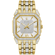 Montre Bulova Octava 98A295, cadran argent, vue de face