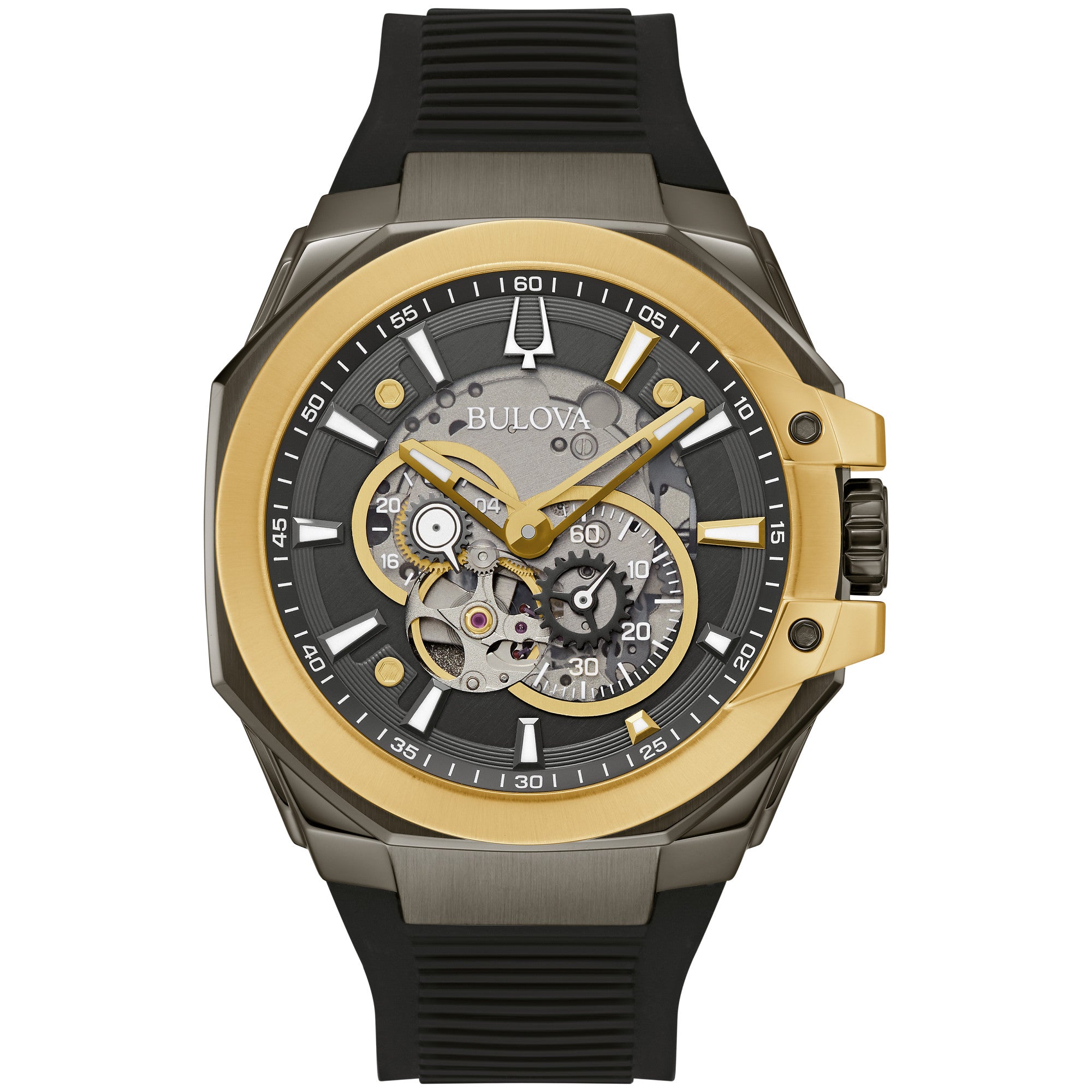 Bulova Marc Anthony Maquina 98A310 watch, grey dial, front view