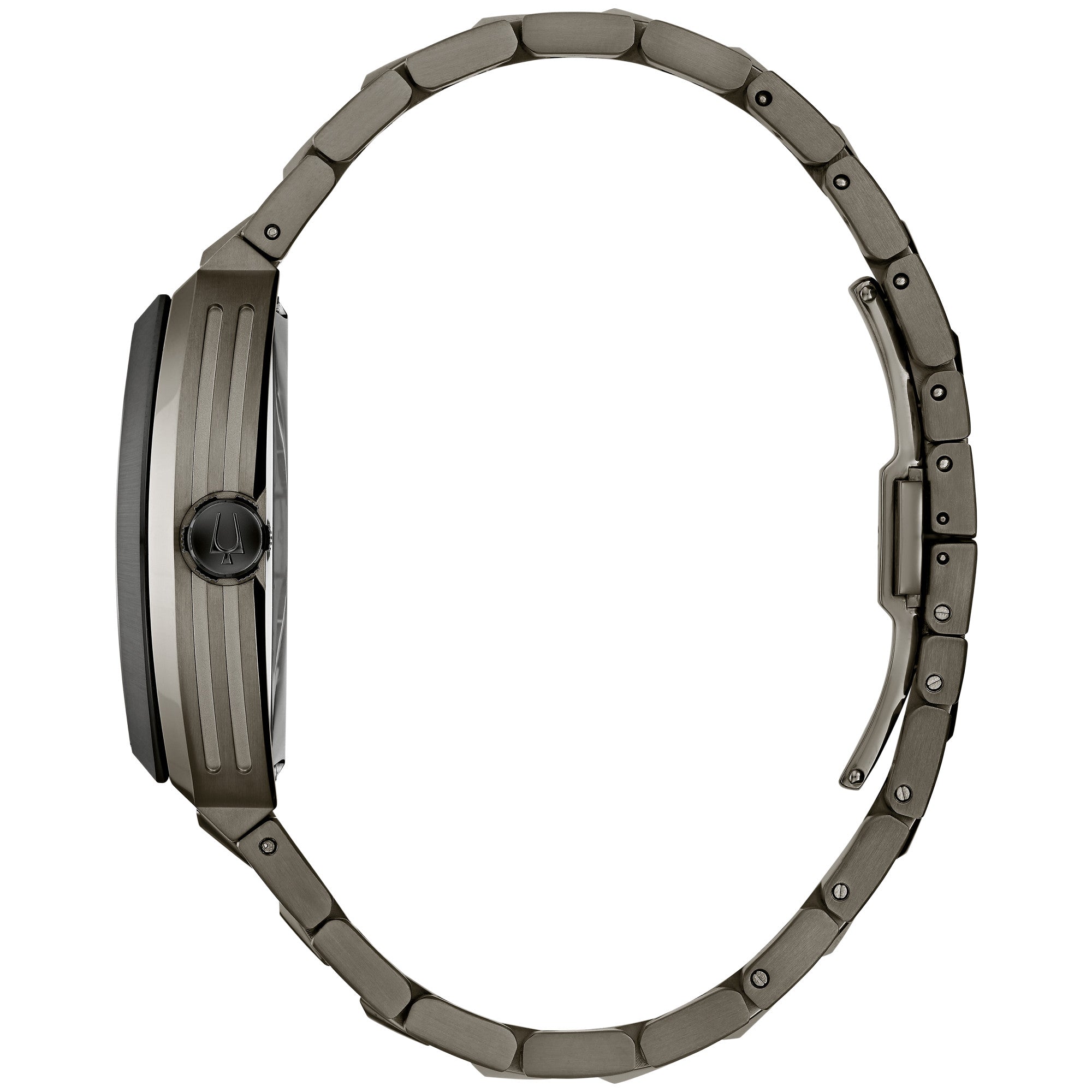 Montre Bulova Maquina 98A321, cadran vert, vue de profil