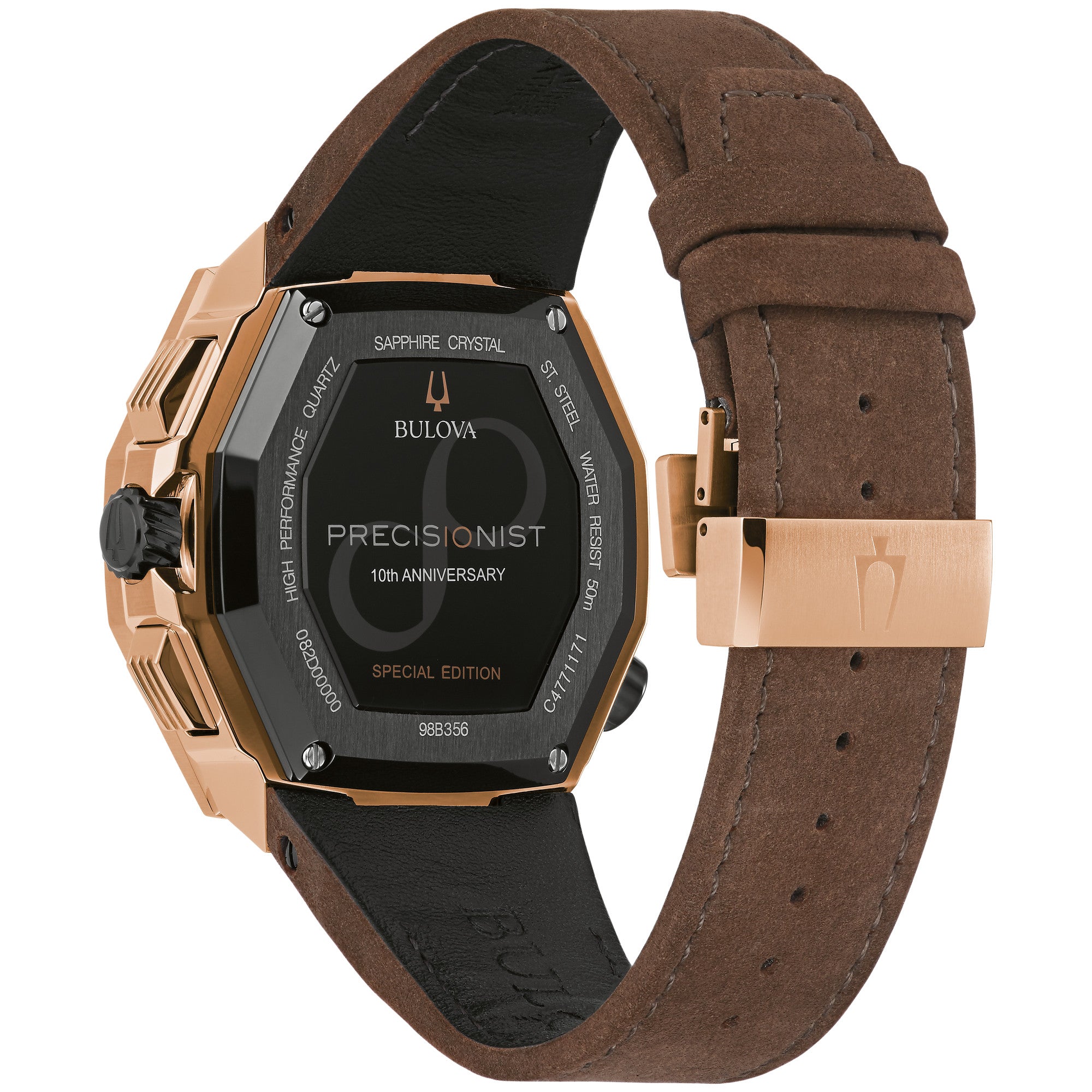 Montre Bulova Series X 98B356, vue de dos