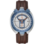Montre Bulova Parking Meter 98B390, cadran argent, vue de face