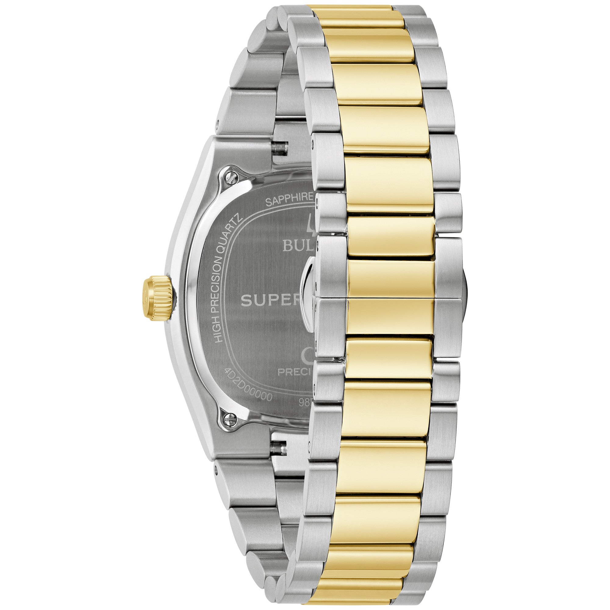 Bulova Super Seville 98B458 watch, back view