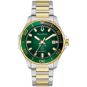 Bulova Marine Star Series B 98B467 watch, green dial, front view