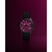 Montre Bulova Marine Star Series B E1 Team Miami 98B476, cadran violet, mise en situation